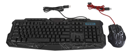 Teclado De Tres Colores Para Juegos Con Cable Retroiluminado