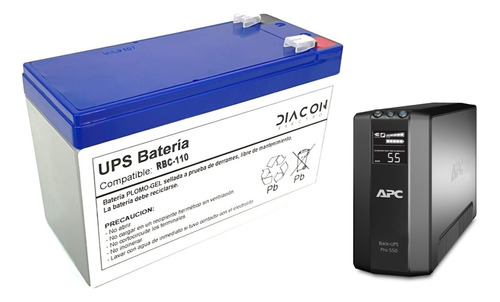 Bateria Ups Apc Back-ups Pro 550 (rbc-110) / Diacon