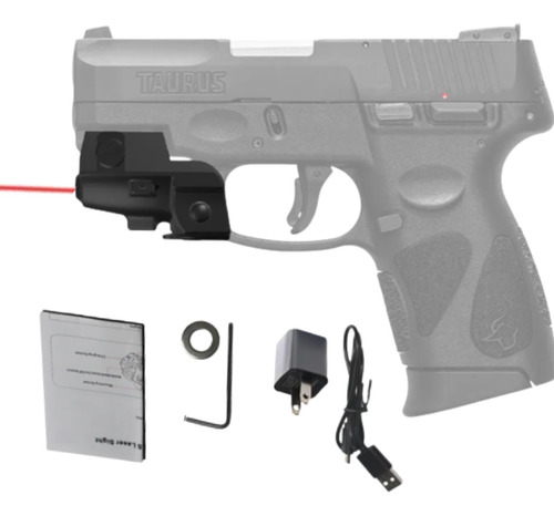 Mira Laser Speed Glock 17 Rojo 9mm Taurus Usb Recargable Xtc