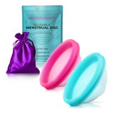 Ecoblossom Disco Menstrual Reutilizable, Juego De 2 Copas Me