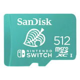 Memoria Sandisk Micro Sdxc 512gb 4k Para Nintendo Switch