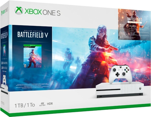 Xbox One S 1tb Battlefield V Bundle Con 4k Ultra Hd Blu-ray