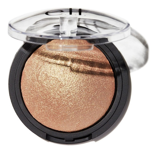 Iluminador Elf Baked Highlighter En Polvo Tono Apricot Glow