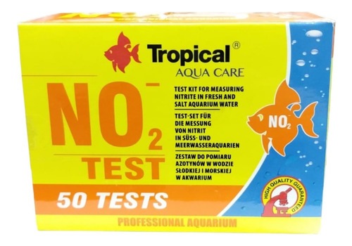 Tropical Test No2 Medidor Nitritos Pecera Agua Dulce Marino