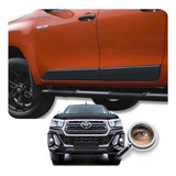 Molduras De Puertas Hilux 2016 2022 Negras Mate Tuningchrome