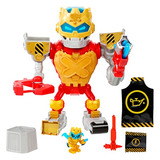 Treasure X Robots Gold - Mega Treasure Bot Con Luces Y Sonid