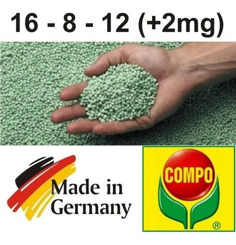 Osmocote Fertilizante Basacote Plus16+8+12+2mg 6 Meses 1kg