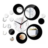 Reloj De Pared Espejo 3d Decoración Moderna Hogar Adhesivo