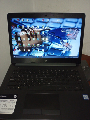 Vendo Portátil Hp 14  Core I3 7th 2,3ghz Disco Híbrido M2 De