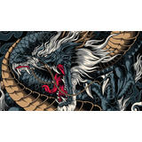 Mousepad Gamer Profissional Dragao 70x35 Alta Qualidade