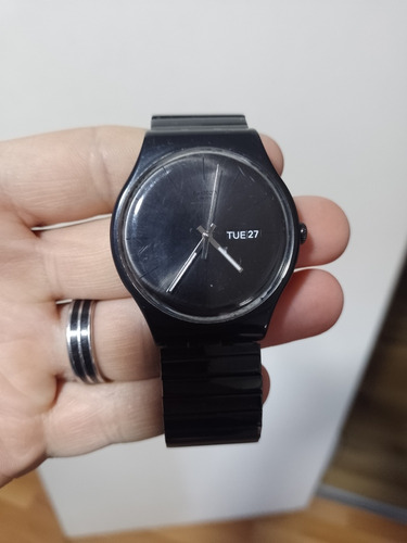 Reloj Swatch Aluminio Malla Elástica 
