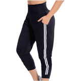 Pantalón Sudadera Para Mujer Negro Mp