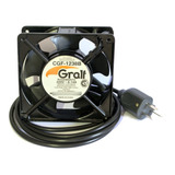 Cooler Fan Ruleman 4p 120x120 Cultivo Indoor + Ficha Y Cable