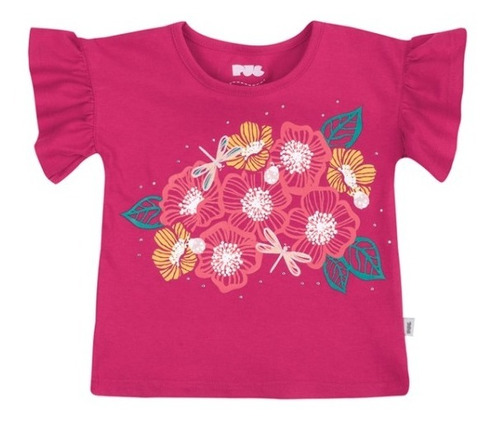 Blusa Menina - Código 2dkmrwmen - Marca Puc - Tamanho 01