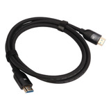 Cable De Pantalla Negro Con Interfaz Multimedia Hd 2.1, Cabl