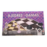 Ajedrez Y Damas Plastigal 2 En 1 Juego Mesa Clasico