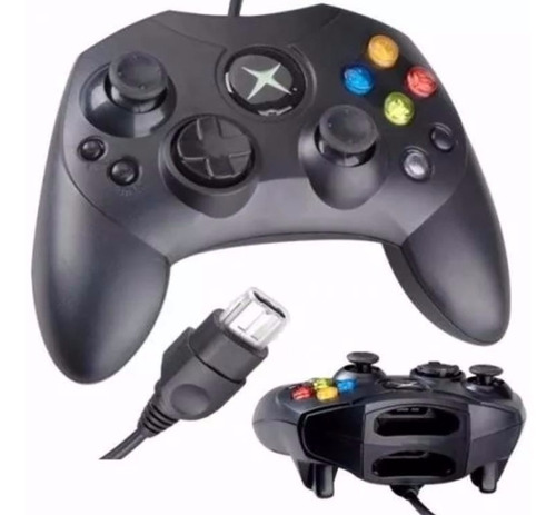 Control De Xbox Clasico Negro Consola Caja Negra