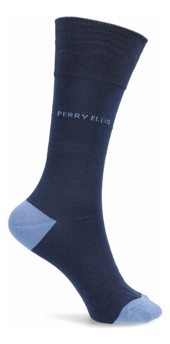 Calcetín Bi-tono Navy Perry Ellis