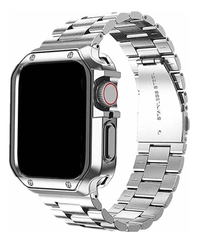 Funda Con Correa De Metal Para Apple Watch 40mm, 45mm, 49mm