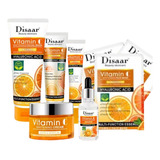 Kit Cuidado Facial Vitamina C Serum/crema/limpador