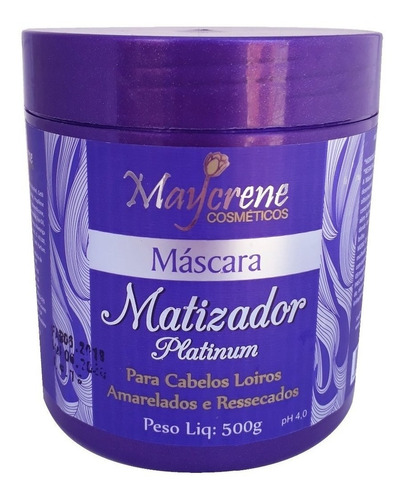 10 Máscaras Matizadora Maycrene 500g