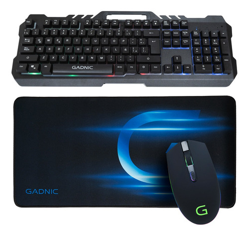 Combo Gamer Teclado Retroiluminado + Mouse Gamer + Pad Xl