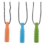 Collar De Silicona Masticable Para Niños Appease, 3 Unidades