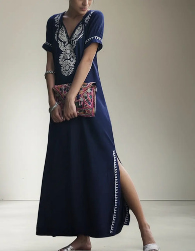Vestido Mexicano Sexy Ikini Kimono Crochet Cubrir Para Mujer
