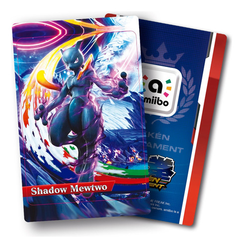Tarjeta Special Nfc Amiibo Shadow Mewtwo - Pokken Tournament