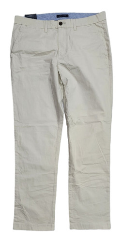 Pantalon Tommy Hilfiger 34x32 Custom Fit Beige 