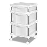 Organizador Multiuso Branco Quarto / Cozinha 614-4 Gaveteiro