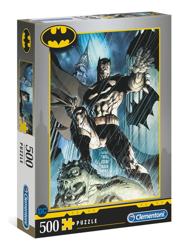 Rompecabezas Batman Gotico 500 Pz Clementoni Italia Ciudad Dc Comics Caballero De La Noche