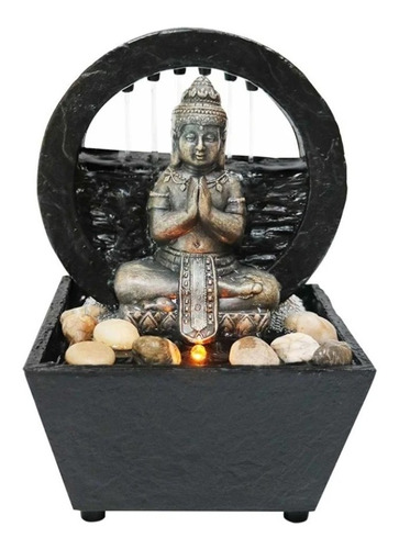 Fuente Decorativa Con Luces Led Buda Emvio Gratis