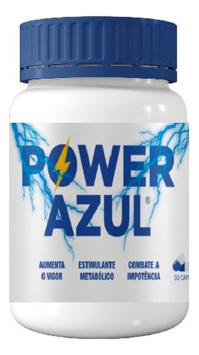 Suplemento Natural Power Azul - Pote 30 Cáps