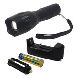 Super Kit Linterna Militar T6 Zoom 15000lm Led Recargable +