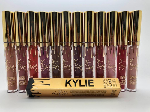 12 Labiales Kylie Liquid Lipstick Mate Indeleble