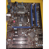 Mother Msi 775 Con Procesador Intel Core Quad Q6600