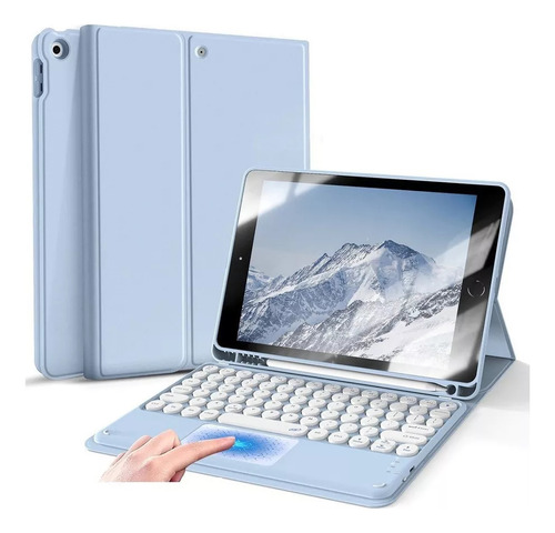 Funda Inteligente Con Teclado Para Tableta iPad 9th 8th 10.2