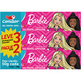 Creme Dental Condor Barbie  50g Kids+ Gel L3p2