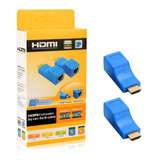 Adaptador Extensor Hdmi 30m Sobre Cat 5e/6 Utp Red Rj45