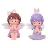 Angelitos Alcancias De Plastico Pack De 2