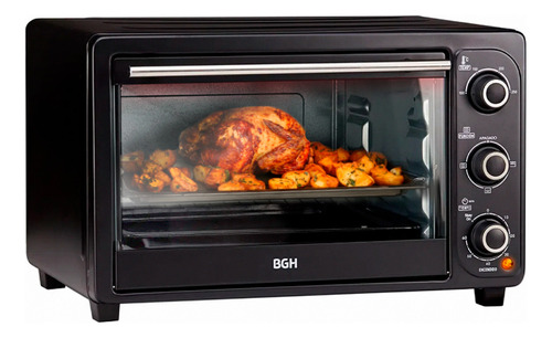 Horno Eléctrico Bgh Grill 16 Litros 1200w Bhe17m20n Negro