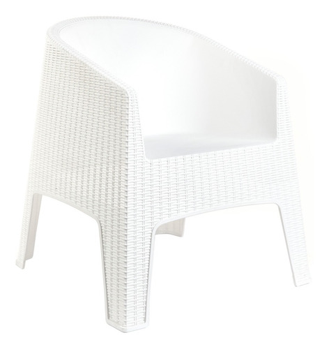 Sillón Ibiza De Rattan Apilable  Sintético Para Exterior