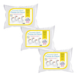 Kit De 3 Travesseiros Plumas Infantil - Para Crianças