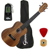 Ukulele Elétrico Concert Giannini Guk-23 Capa Afinador