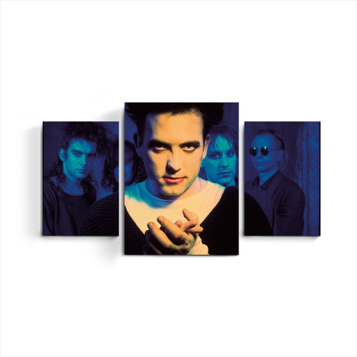 Cuadros Tripticos Decorativos The Cure Rock Musica Tictime