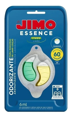 Jimo Essence Limão Máquina Lavar Louças 6ml Odorizante