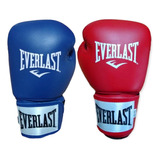 Guantes De Competición Everlast Amateur Azul Rojo