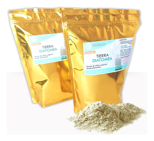 Tierra De Diatomeas Silicio Orgánico 500gr 