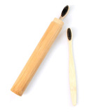 Estuche Para Cepillo De Dientes, Tubo De Bambú